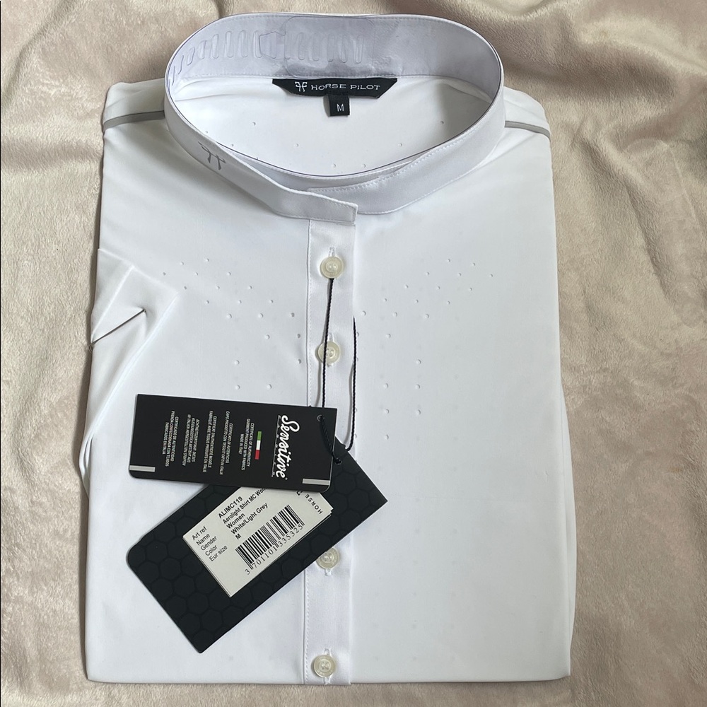 Women’s Horse Pilot Aerolight MC Women's White competition shirt